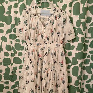 NWOT Lillou Flora Dress Redoute Floral Print L Large